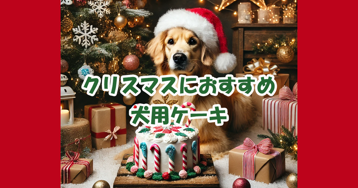 クリスマスにおすすめ犬用ケーキ